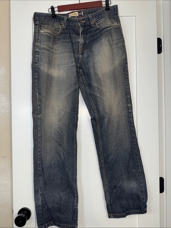 anchor blue Other - Vintage Y2K anchor blue Men's Straight-Leg Washed Denim Jeans Sz 32” baggy